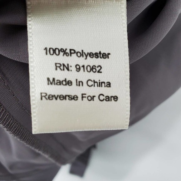 Standards & Practices Candice Georgette Wrap Dress in Smoke Grey Size 2X NEW - Picture 6 of 6